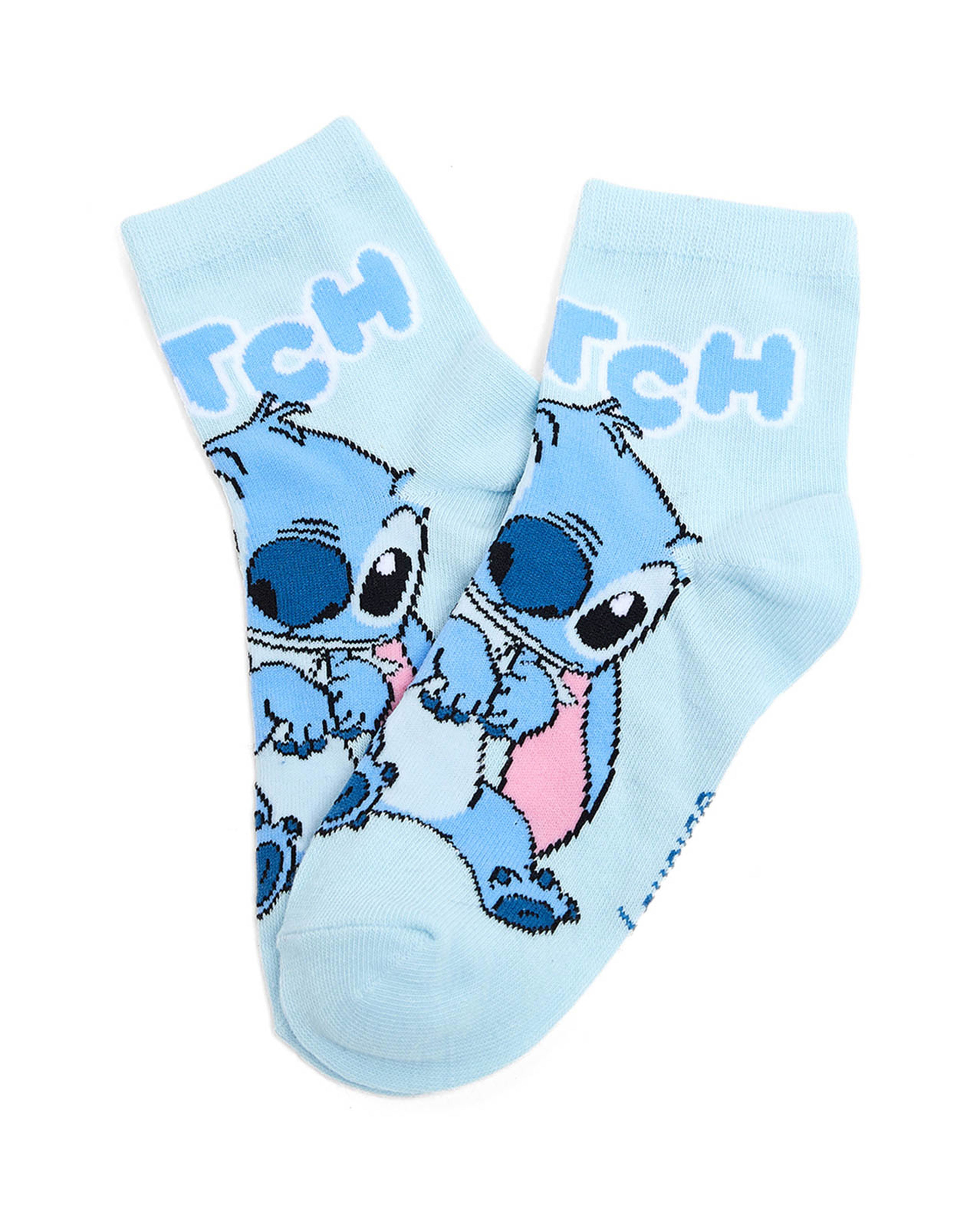3 Pack Stitch Print Ankle Socks