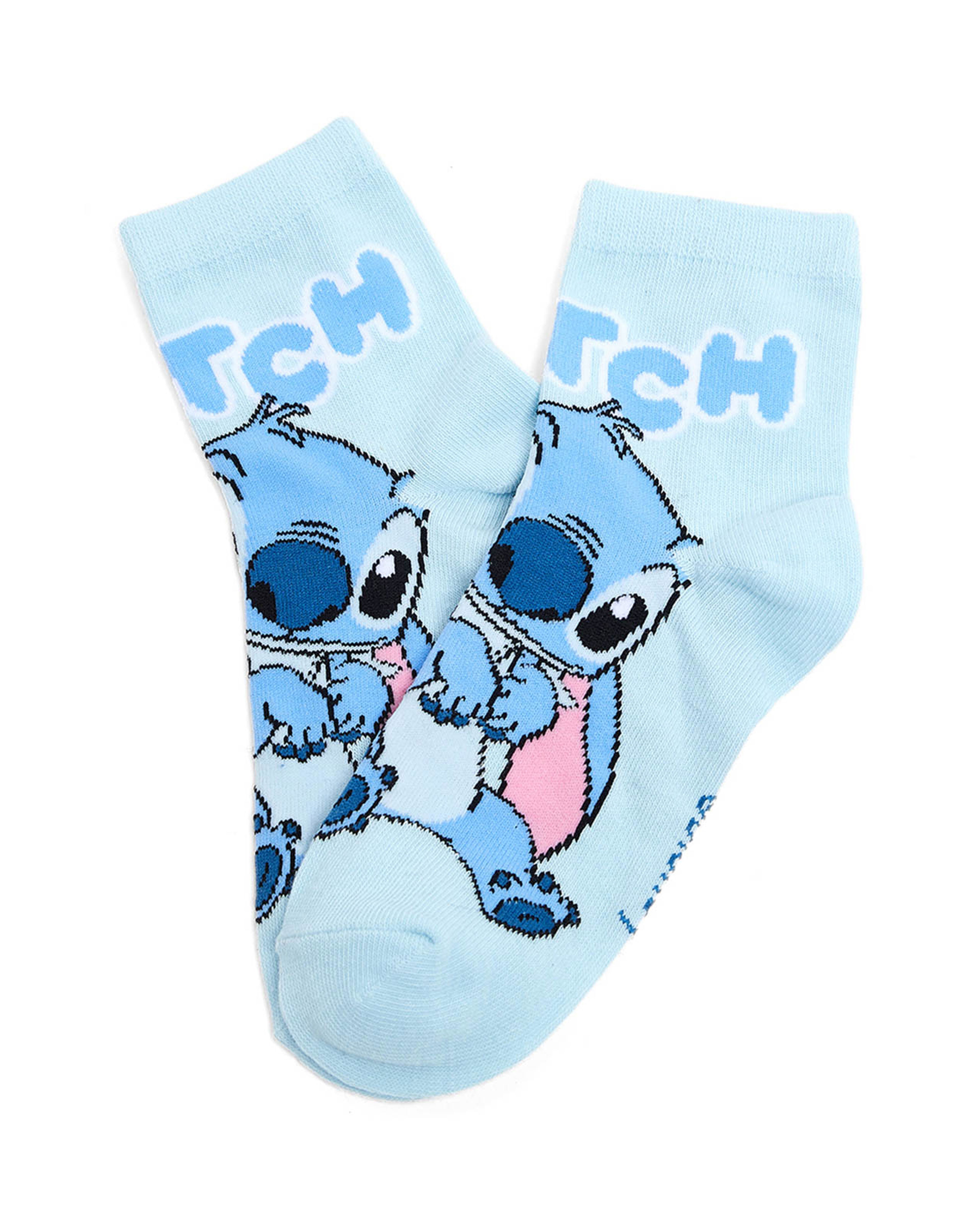 3 Pack Stitch Print Ankle Socks