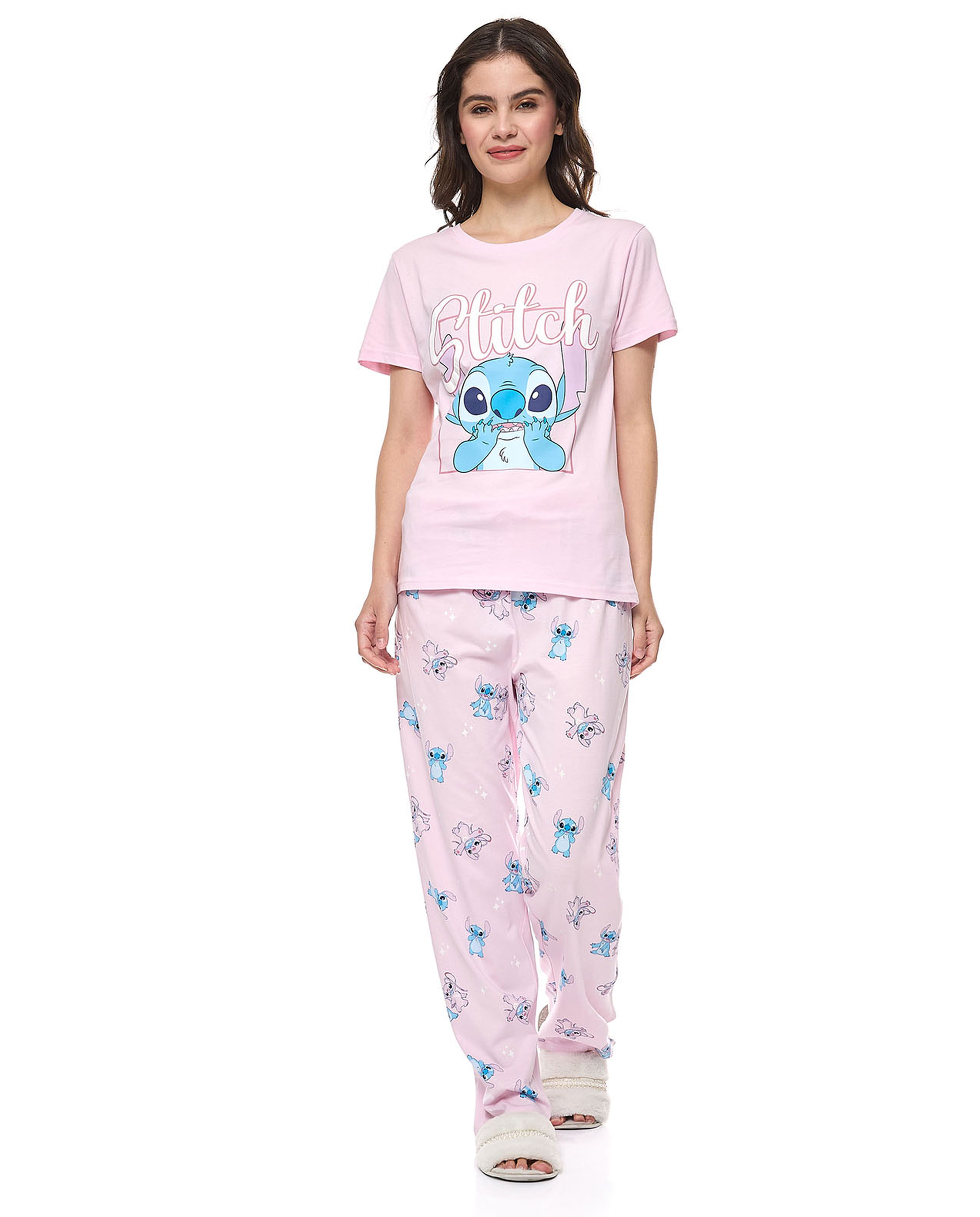 Stitch Print Pyjama Set