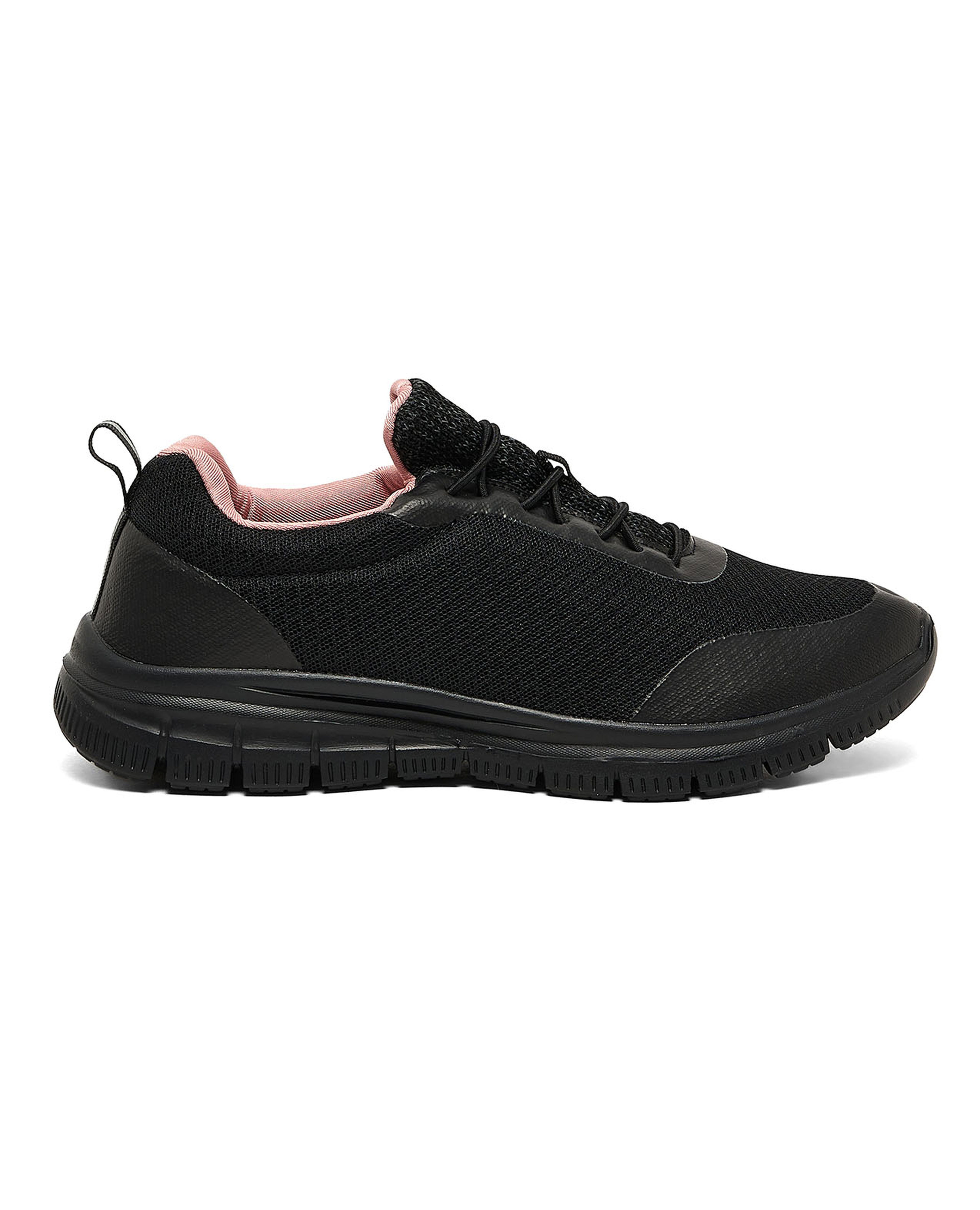 Mesh Detail Slip-On Shoes