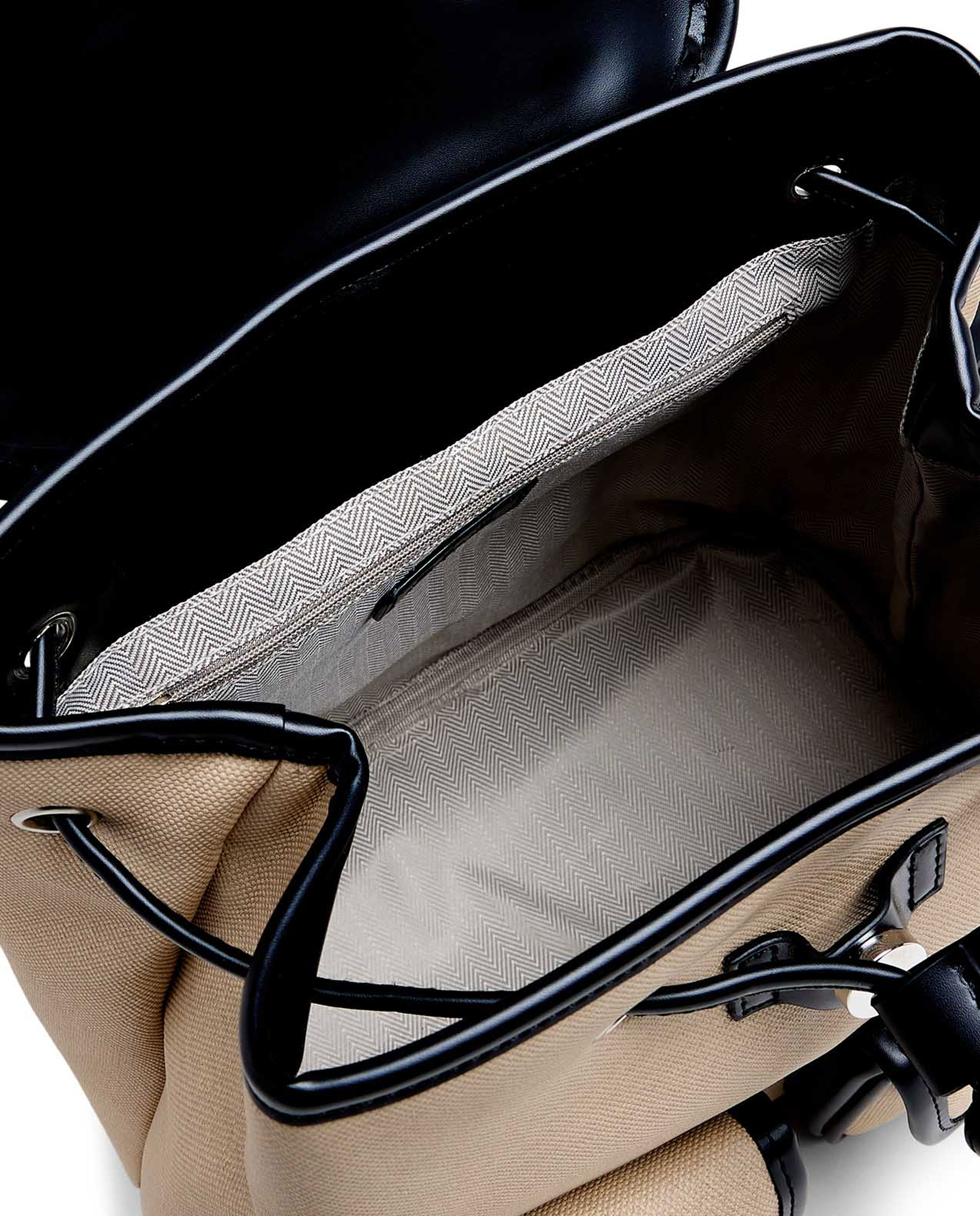 Pocket Detail Flap Backpack