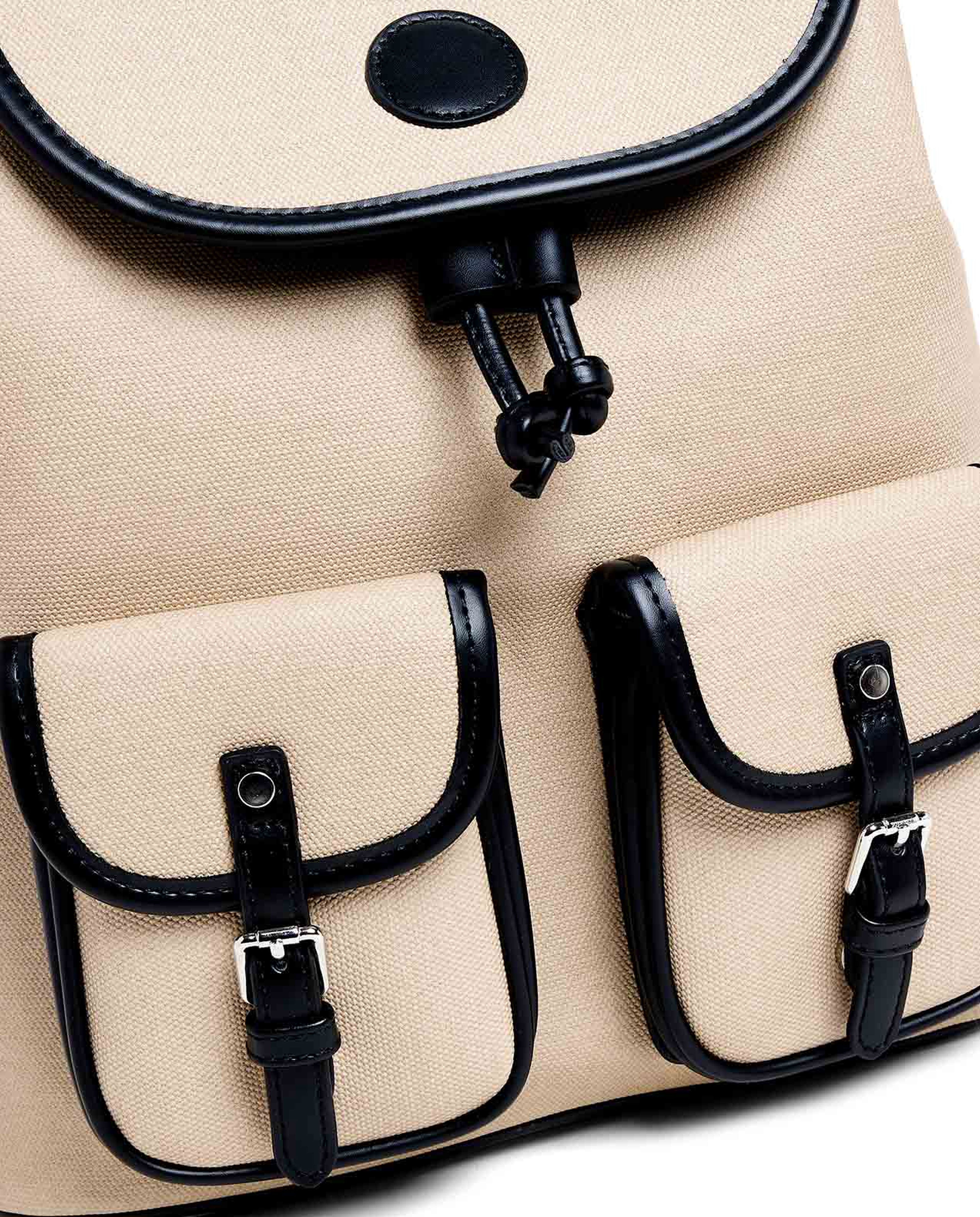 Pocket Detail Flap Backpack