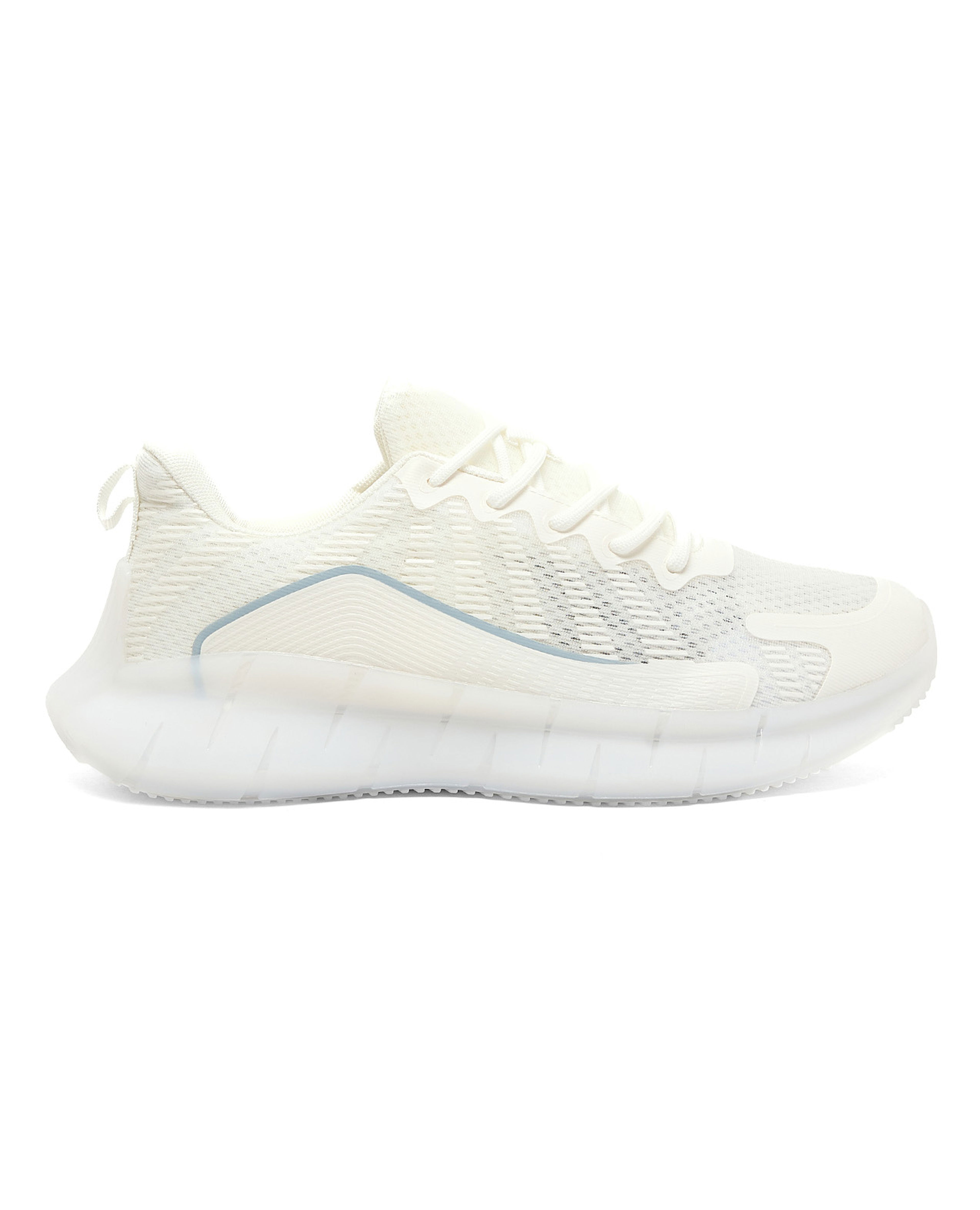 Mesh Detail Lace Up Sports Shoes