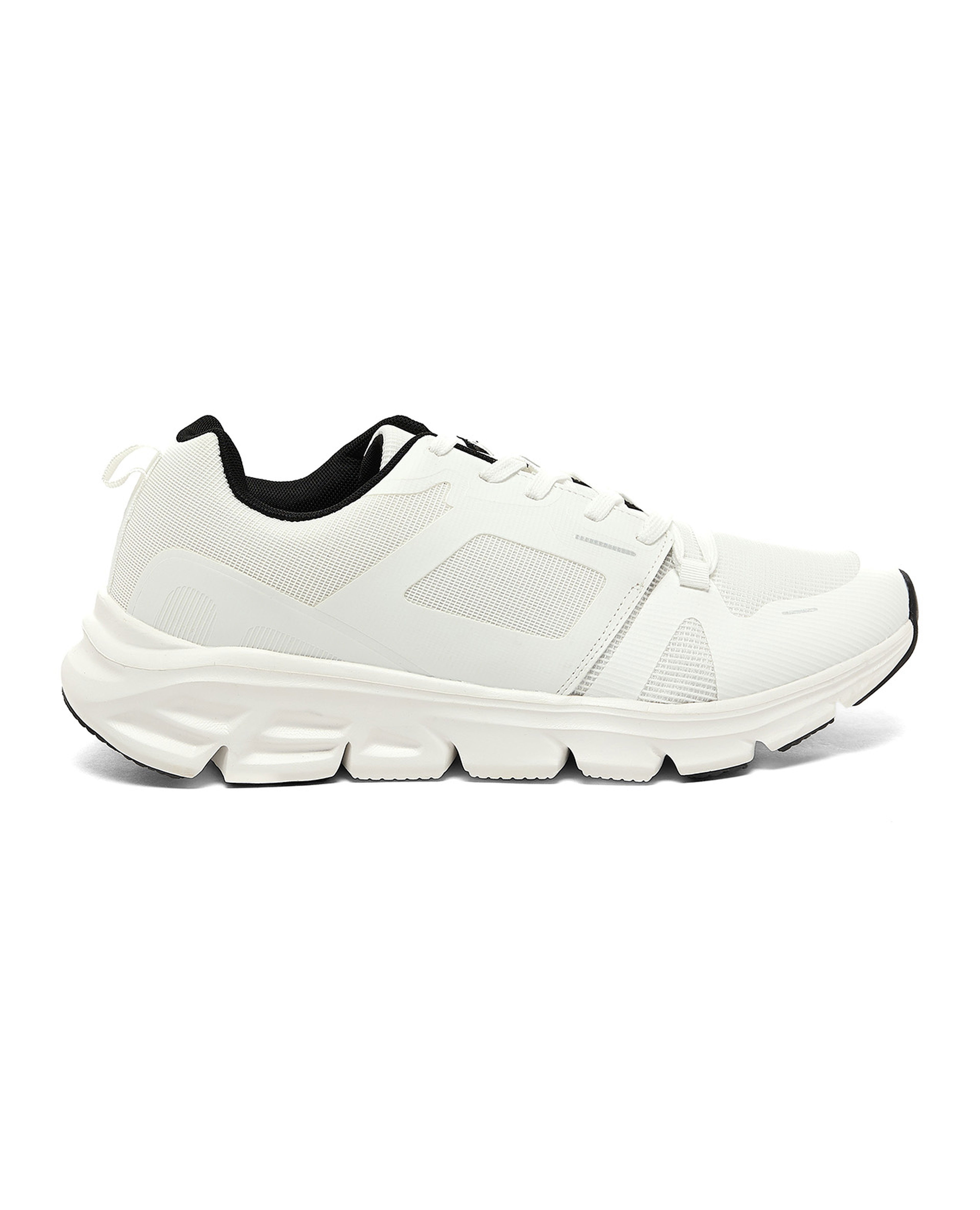 Mesh Detail Lace Up Running Shoes