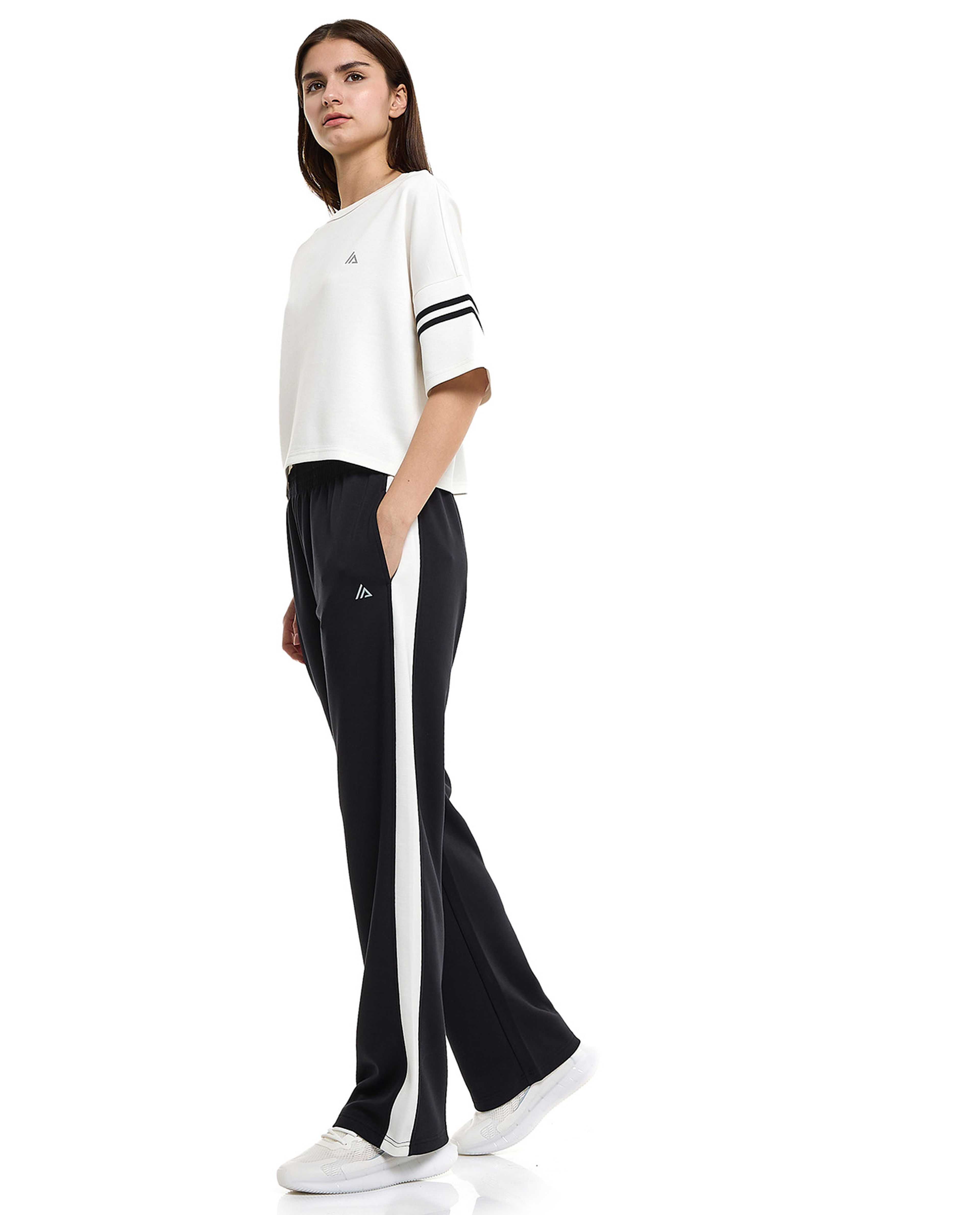 Side Striped Trackpant with Elastic Waist