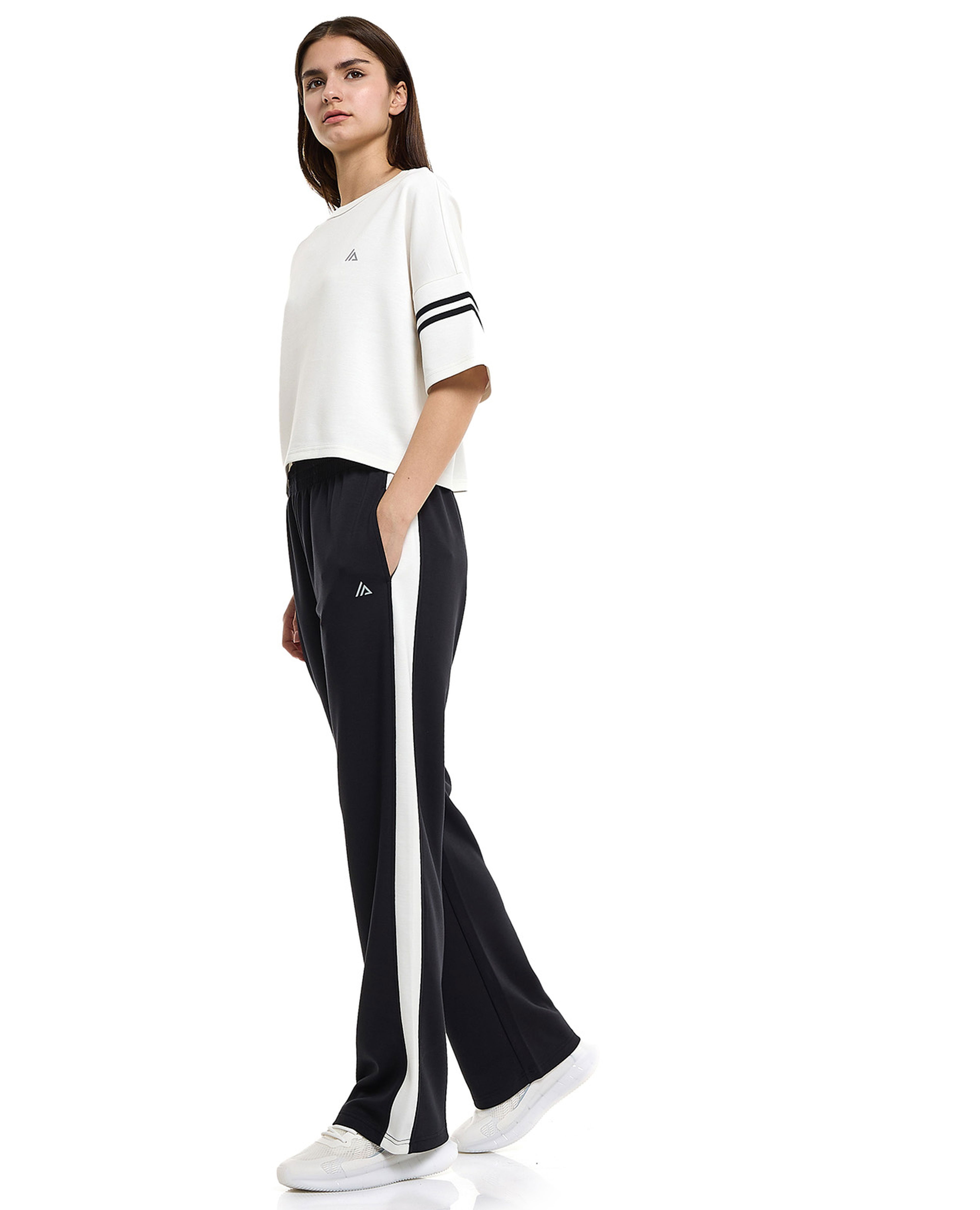 Side Striped Trackpant with Elastic Waist