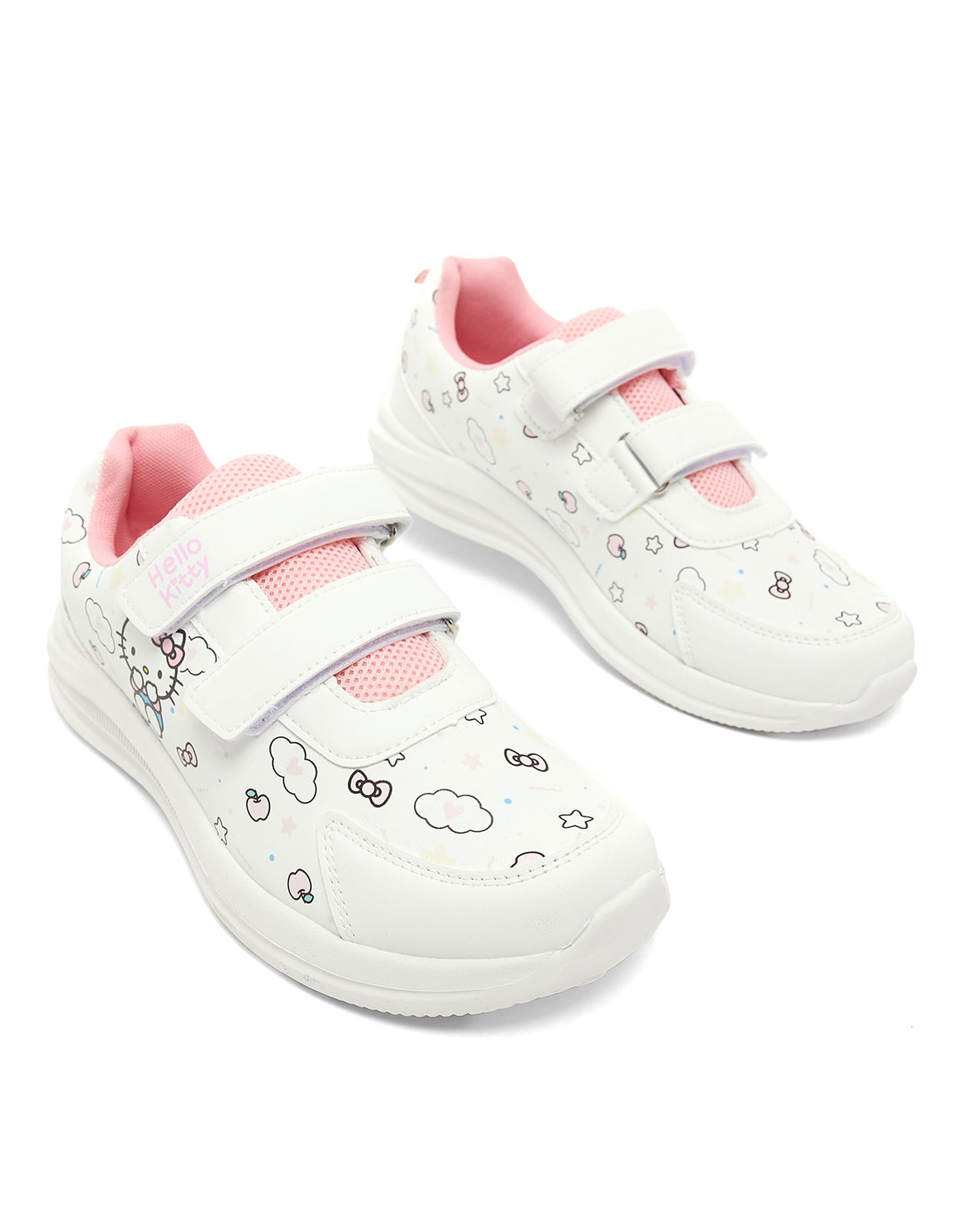 Hello Kitty Sports Shoes with Velcro Closure