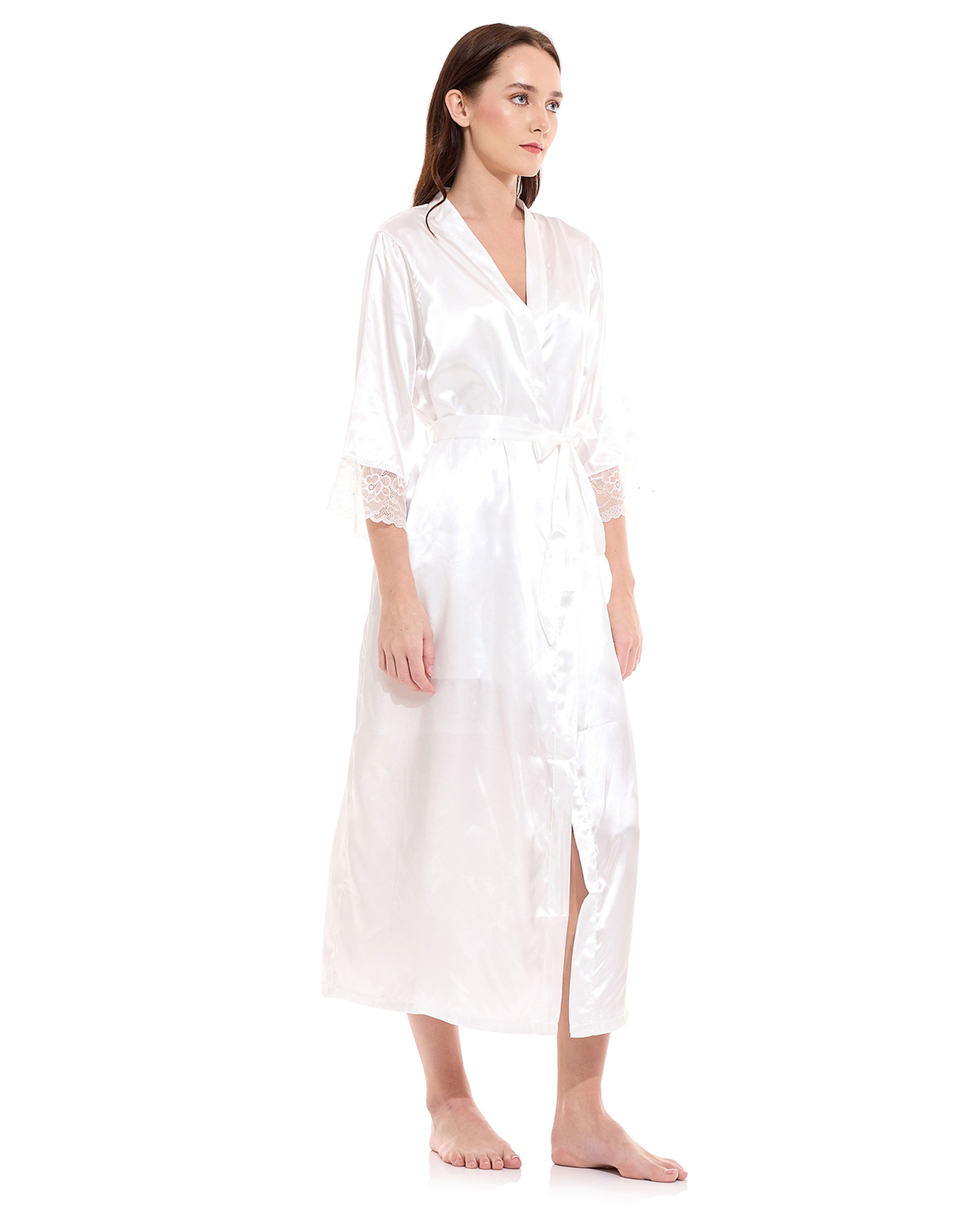 Satin Bridal Robe