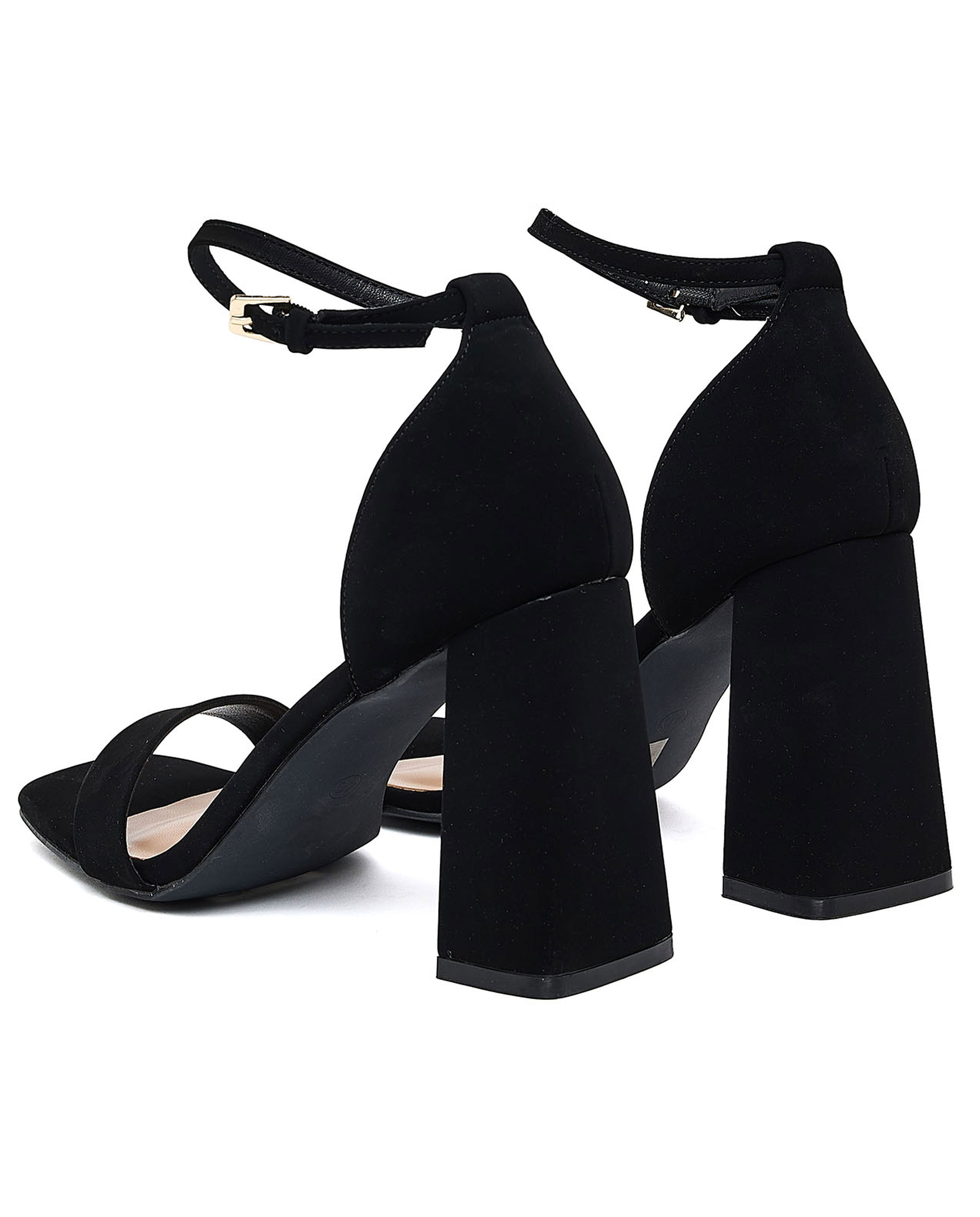 Ankle Strap Sandals with Block Heels