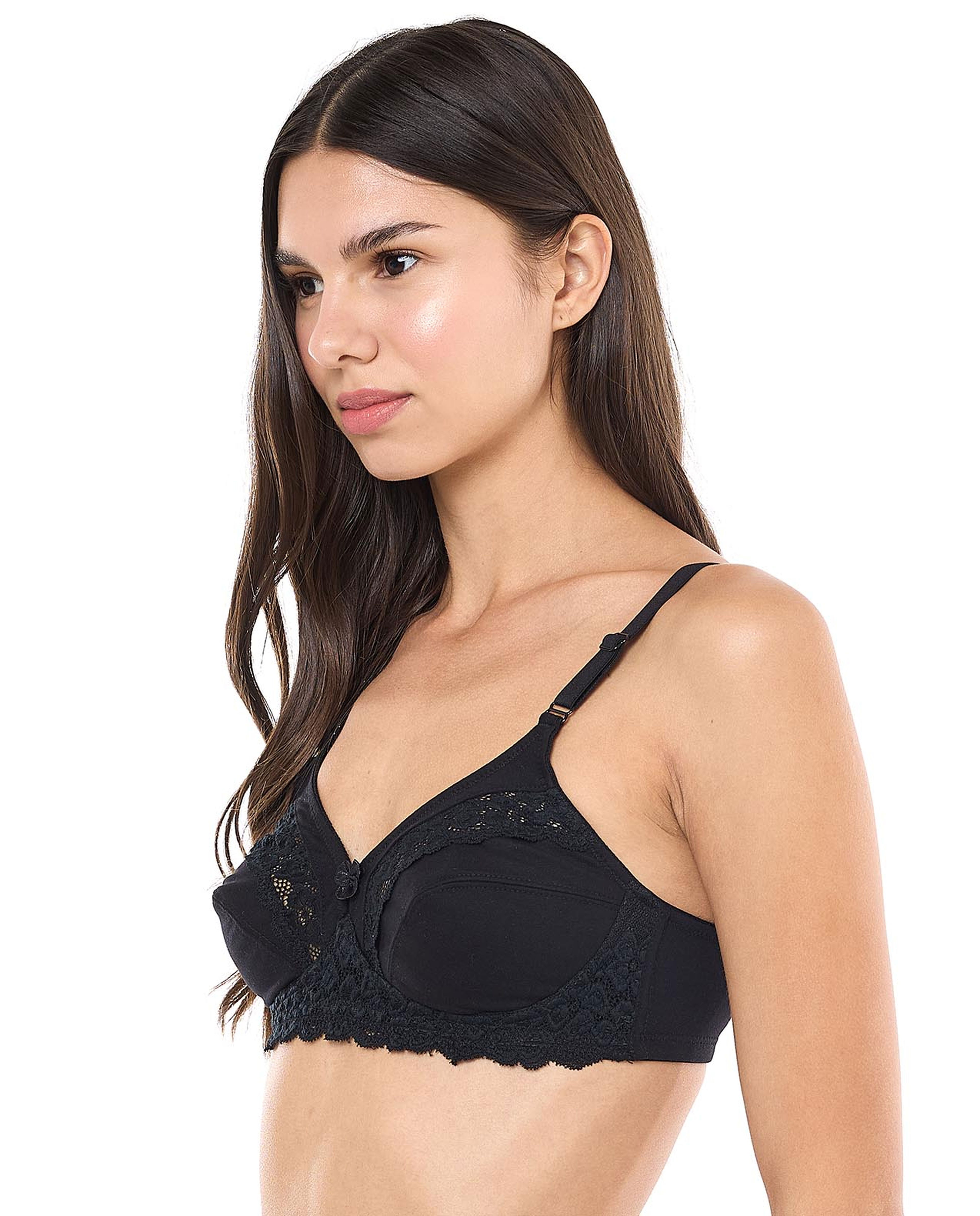 Lace Trim Bra