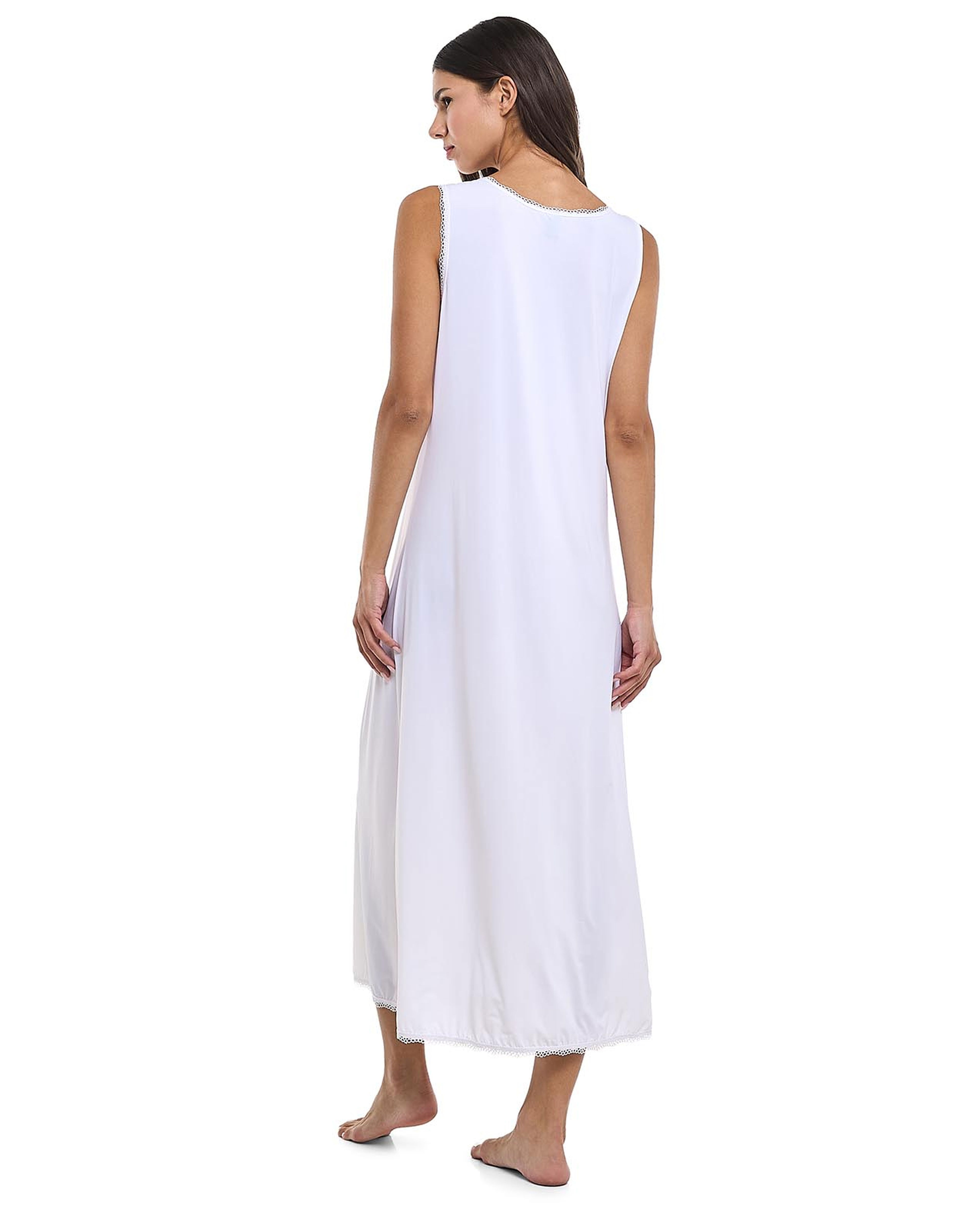 Lace Trim Slip Nightdress