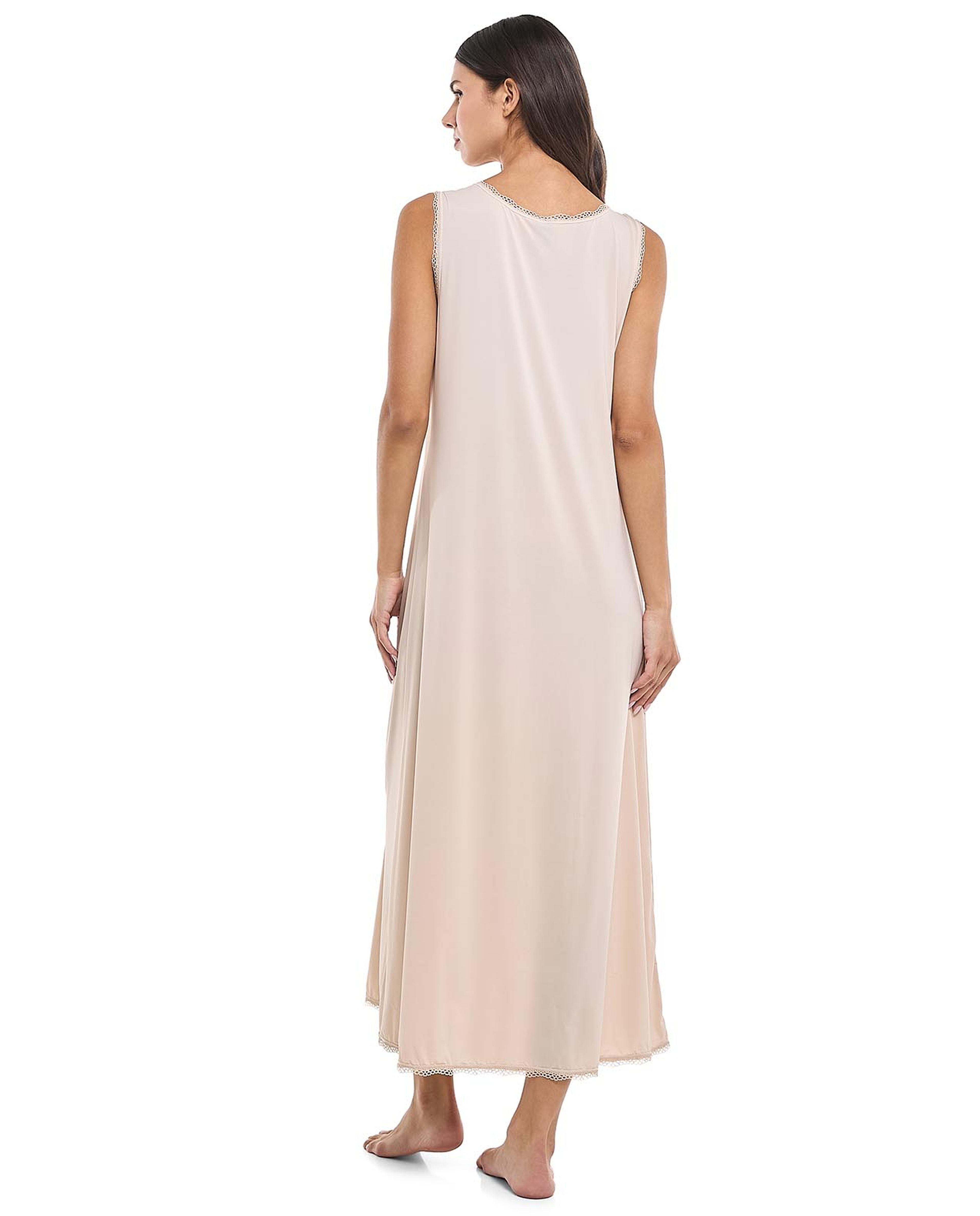 Lace Trim Slip Nightdress