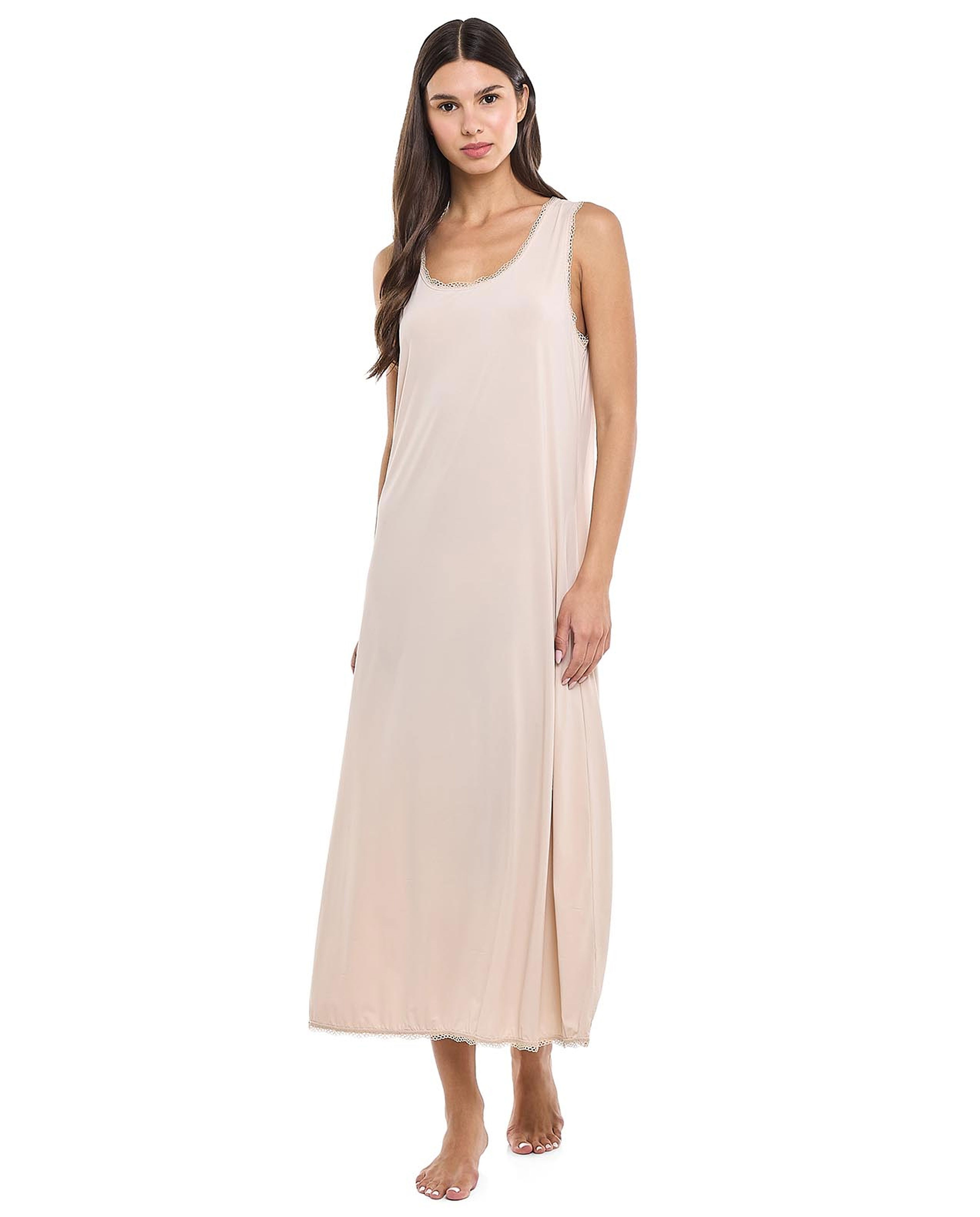 Lace Trim Slip Nightdress