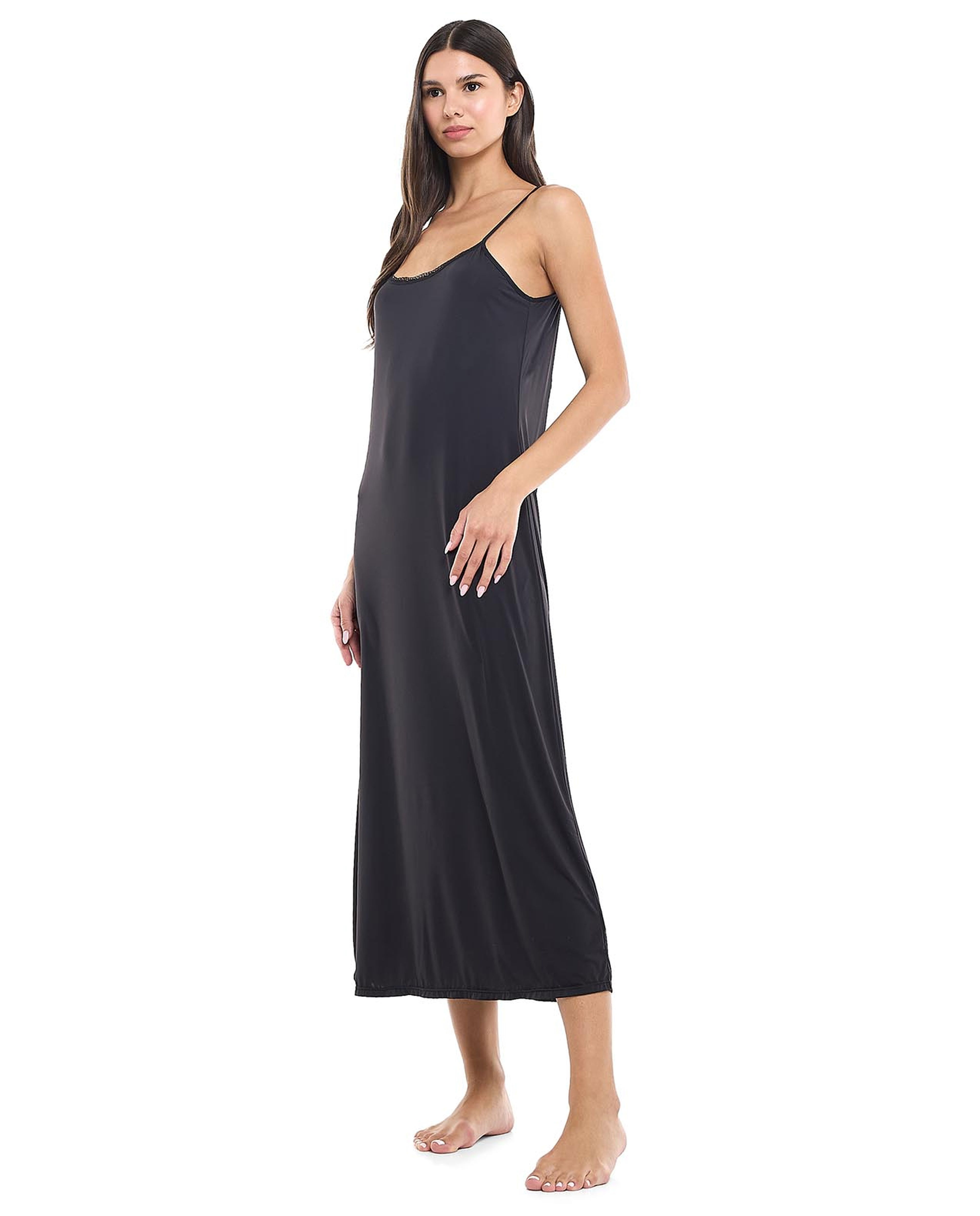 Solid Night Slip Dress