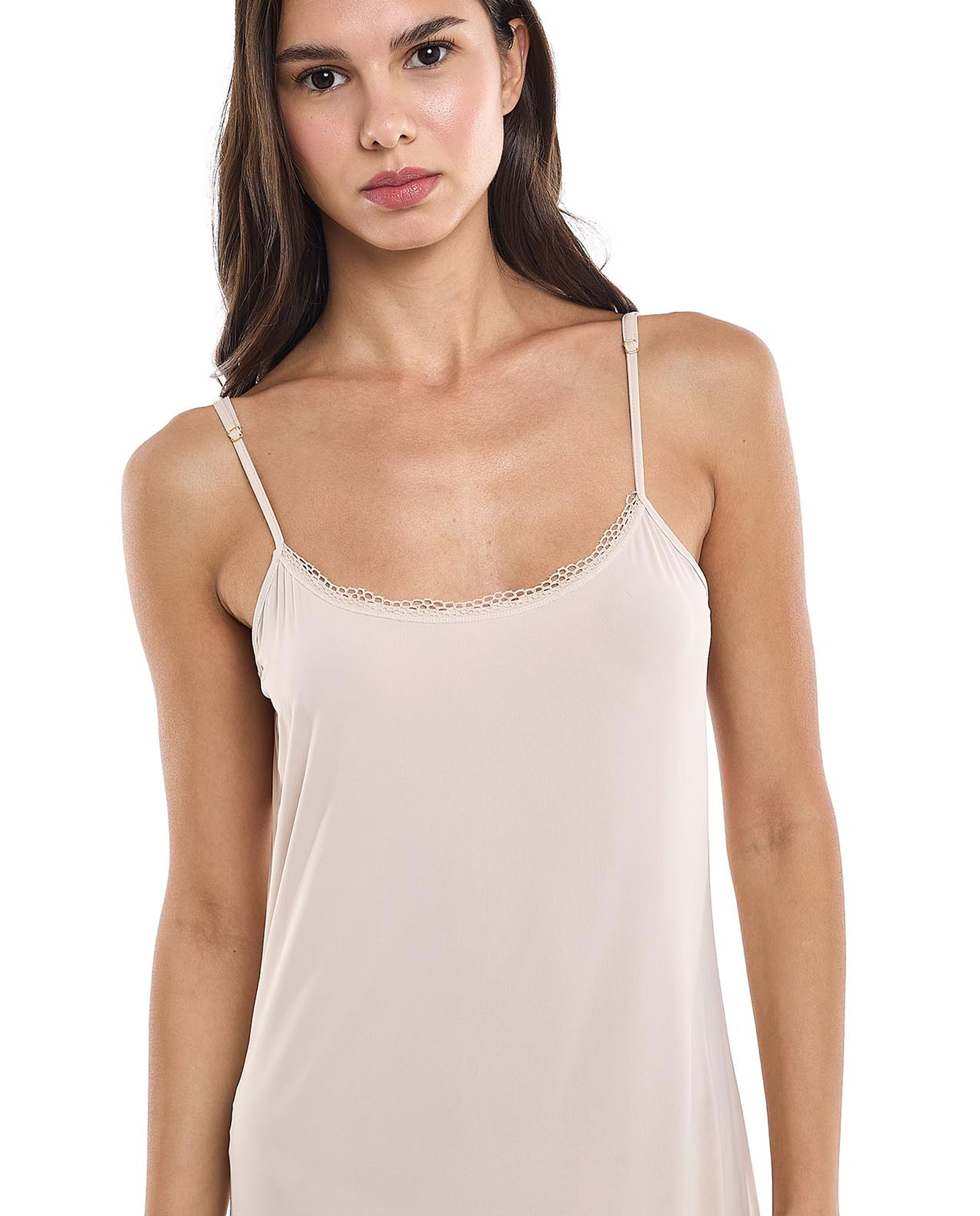 Solid Night Slip Dress