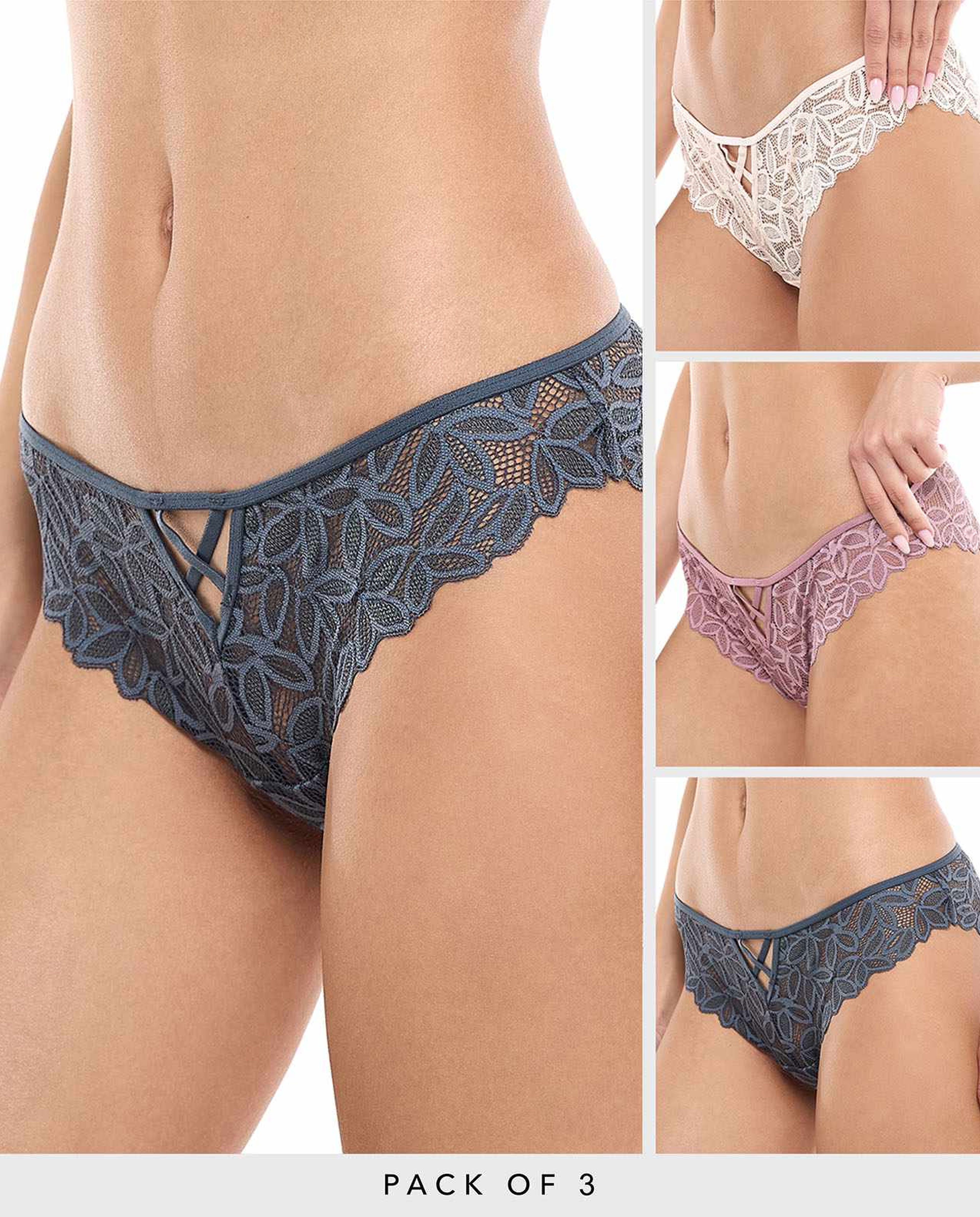 3 Pack Brazilian Briefs