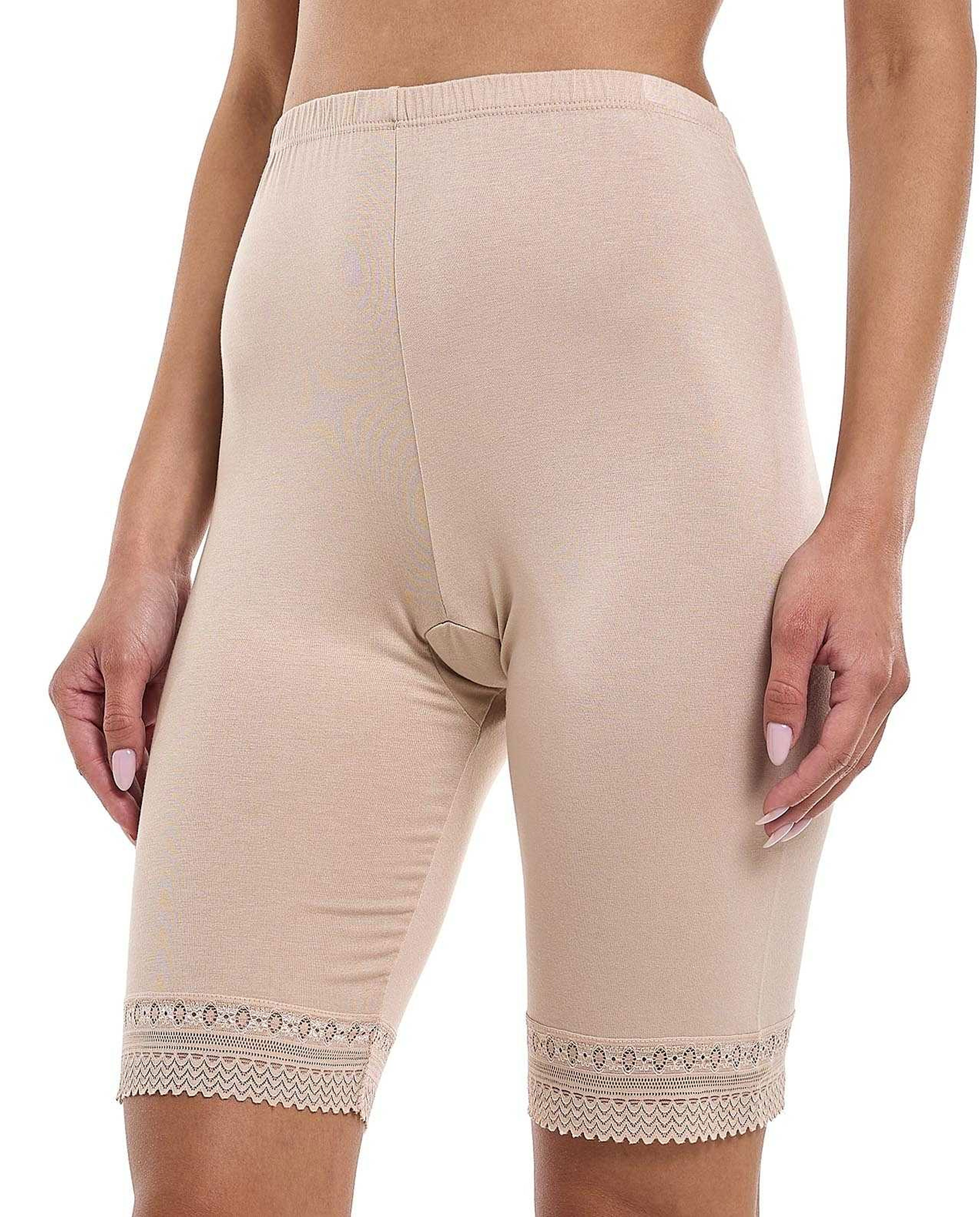 Lace Trim Long Inner Shorts