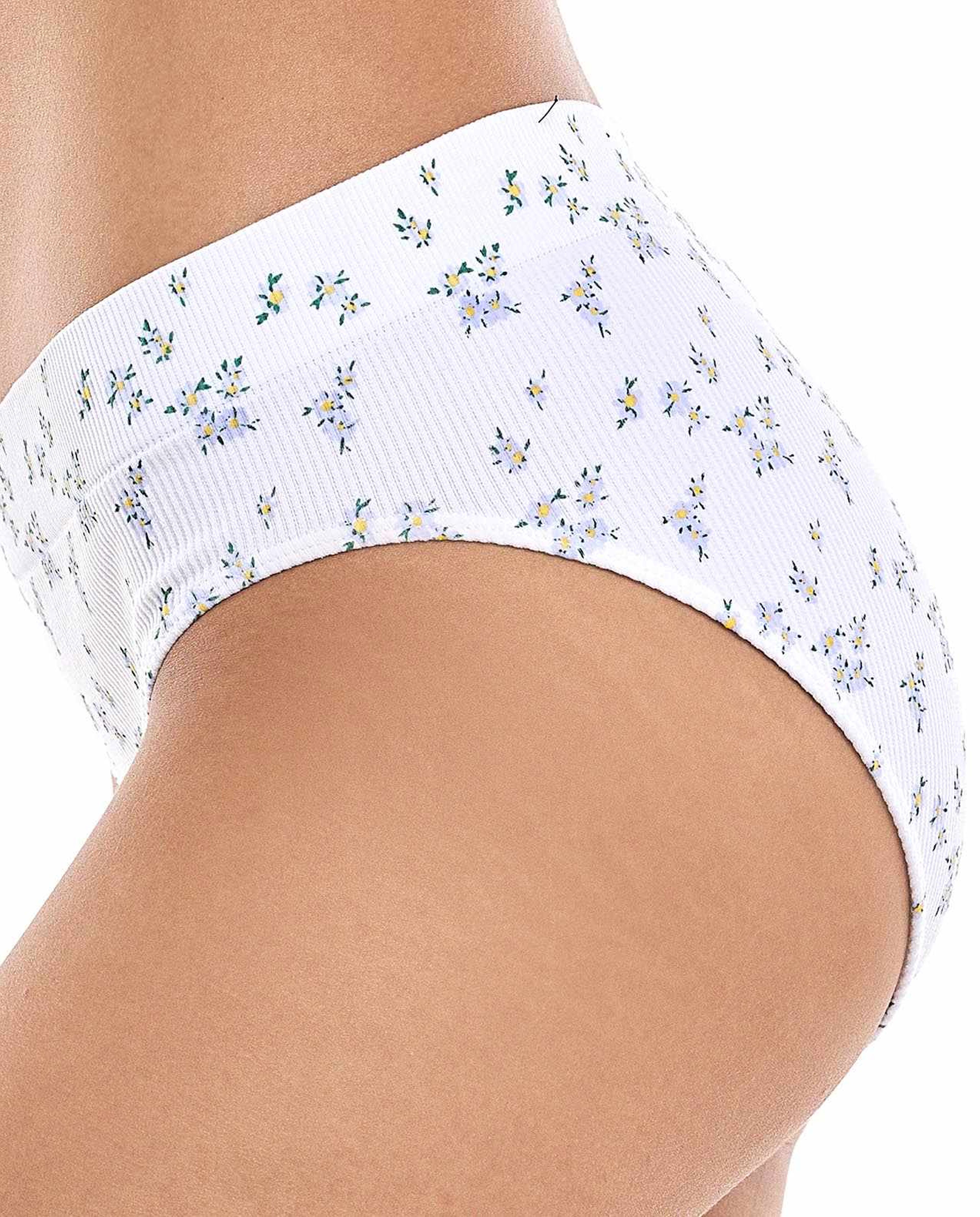 3 Pack Ribbed Hipster Briefs