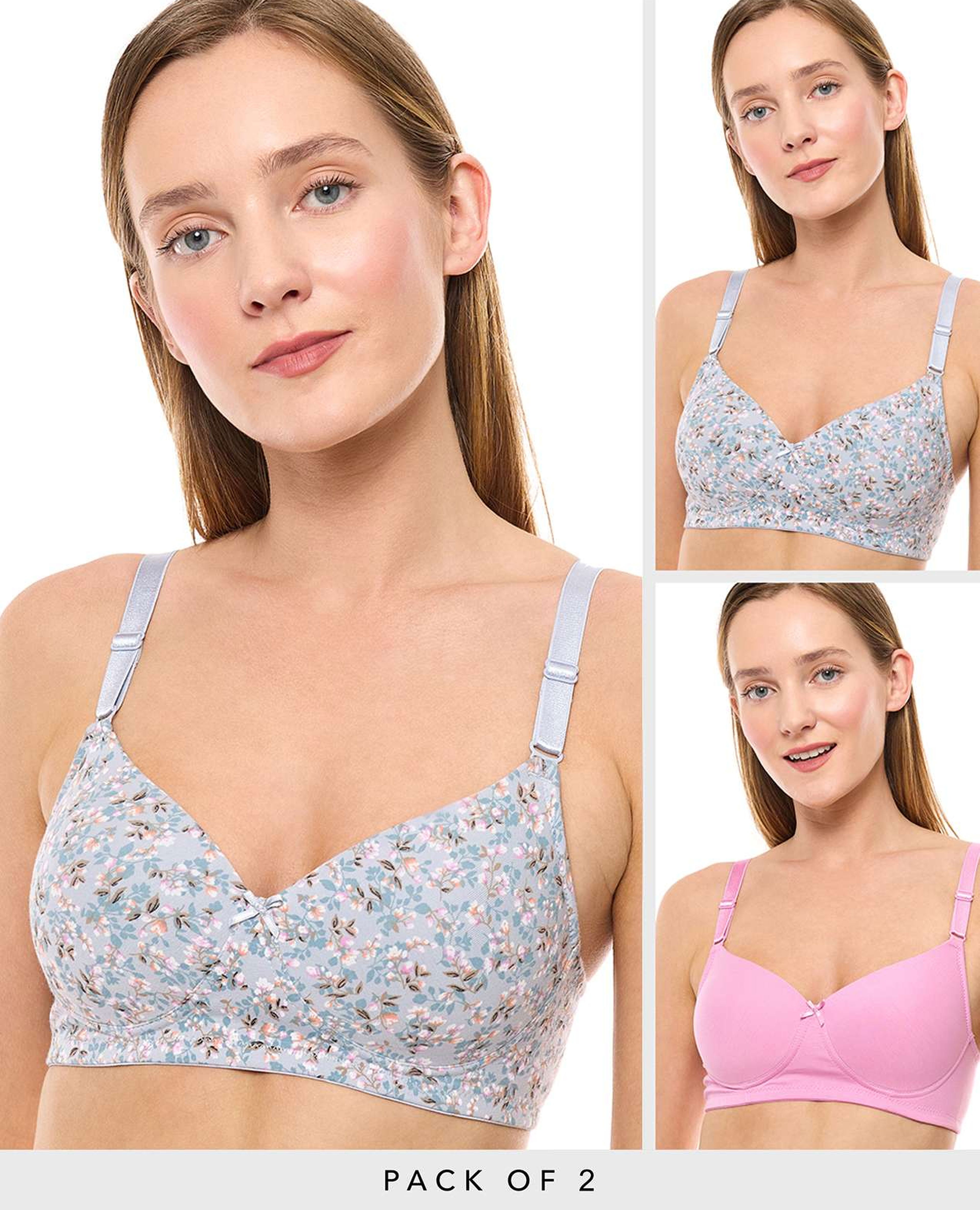 2 Pack T-Shirt Bras