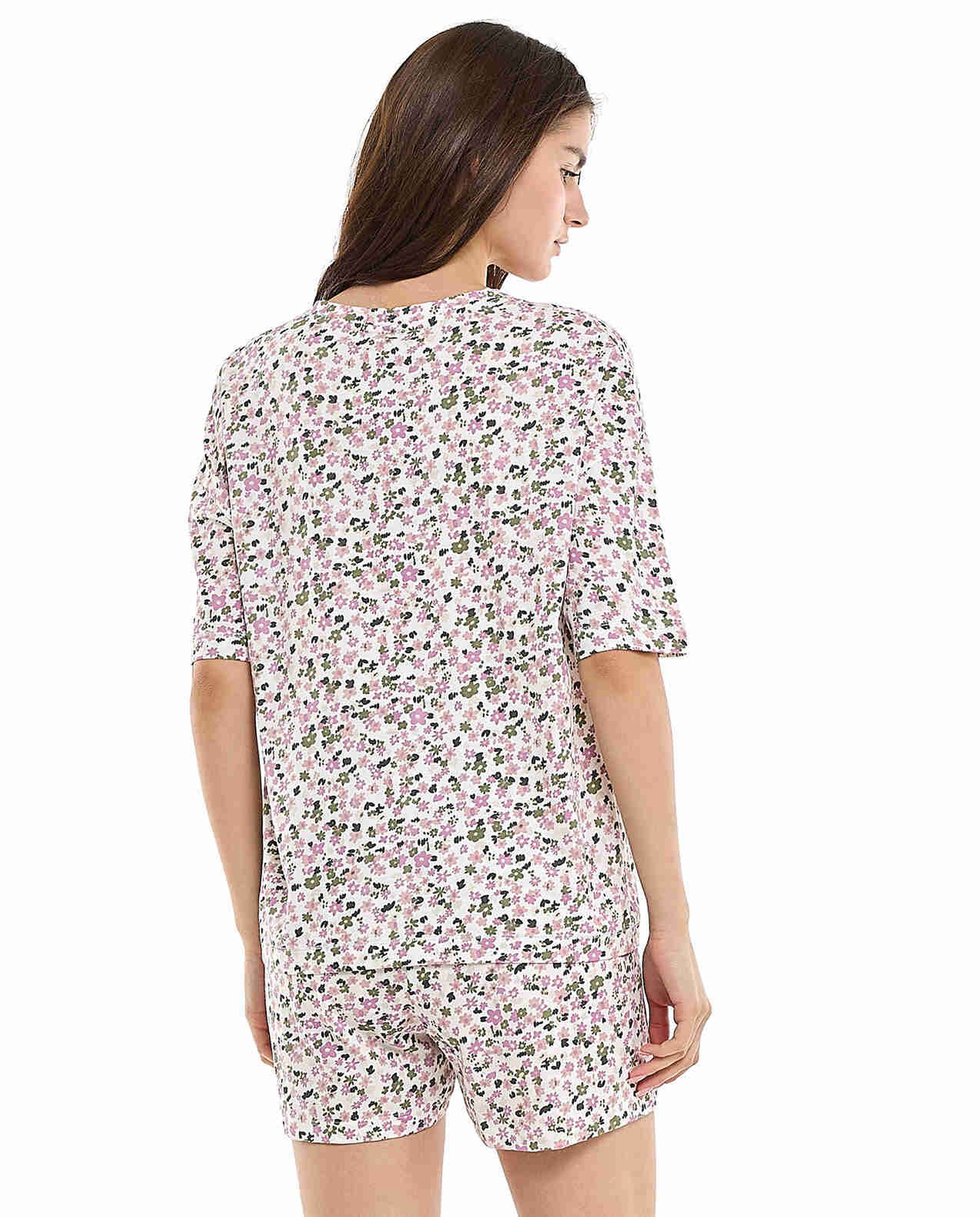 Printed Shorty Pyjama Set